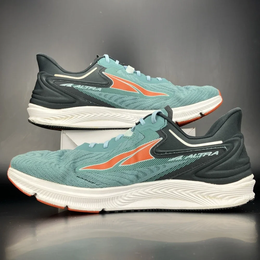 Altra Torin 6 Running Shoes - Men's Size 12 'Teal/Orange' (AL0A7R6T305)